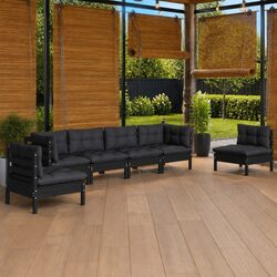 Value-Driven 7 Piece Garden Lounge Set with Comfort