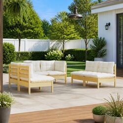 Reliable Outdoor Lounge Set: 6 Pieces of Comfort and Style