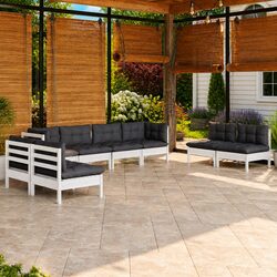 Comfortable and Versatile 8-Piece Outdoor Lounge Set
