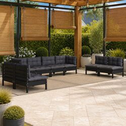Comfortable and Practical 8 Piece Lounge Set for Outdoors