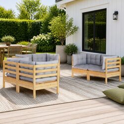Value-Driven 6 Piece Outdoor Lounge Set with Comfort