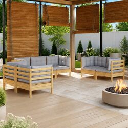 7 Piece Garden Lounge Set: Value and Practicality Combined