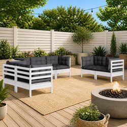 Comfort and Value in a 7 Piece Garden Lounge Set