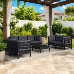 Value and Comfort in a Modular 8 Piece Garden Lounge Set