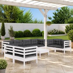 9-Piece Outdoor Lounge Furniture Set for Comfort and Relaxation