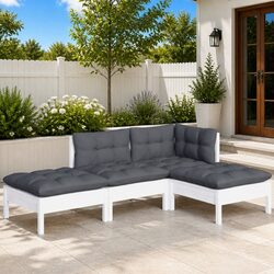 Comfortable 4-Piece Lounge Set for Your Outdoor Needs