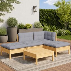 Comfortable and Reliable 5-Piece Garden Lounge Set