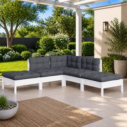Comfortable and Practical 5 Piece Garden Lounge Set