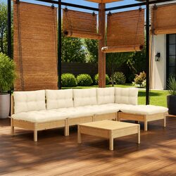 Quality 6-Piece Garden Lounge Set for Outdoor Relaxation