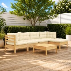Comfortable 6-Piece Lounge Set for Your Garden