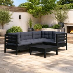 Comfortable and Practical 5-Piece Garden Lounge Set