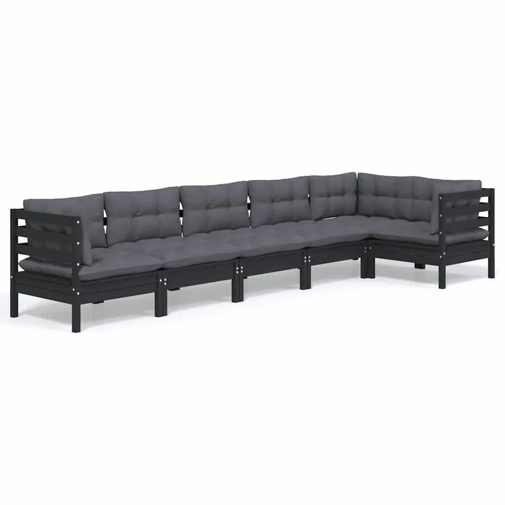 6-Piece Lounge Set with Cushions