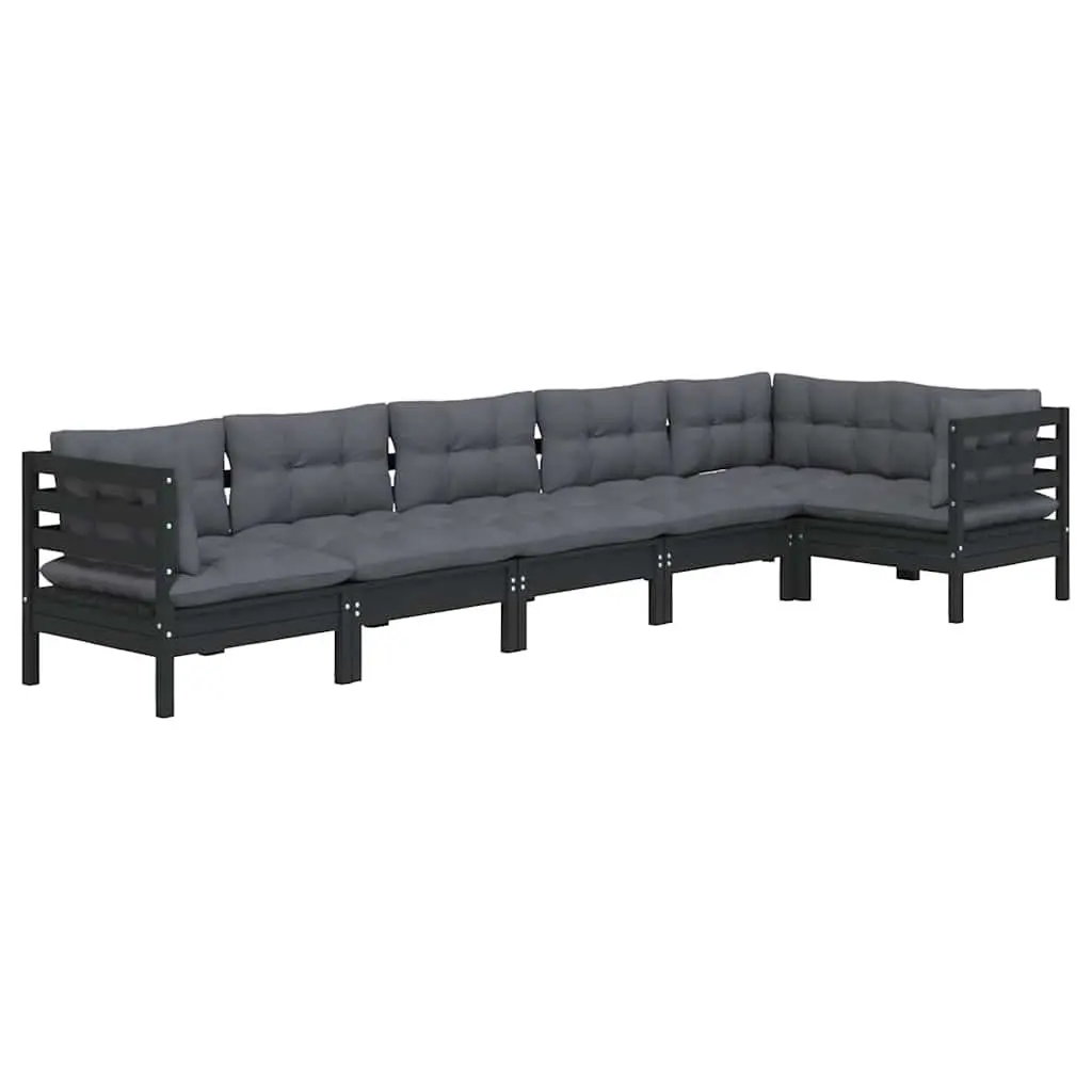 6-Piece Lounge Set with Cushions