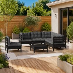 Comfortable and Value-Focused 6-Piece Lounge Set for Outdoors