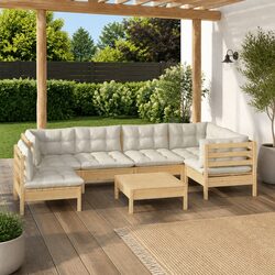 Comfortable and Reliable 7 Piece Garden Lounge Set