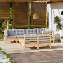 Comfortable and Reliable 8 Piece Outdoor Lounge Set