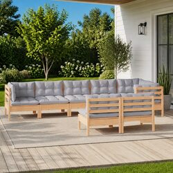 Comfortable 8 Piece Garden Lounge Set for Your Patio