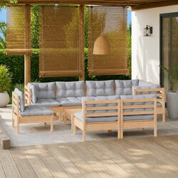 9 Piece Garden Lounge Set: Comfort and Value Combined