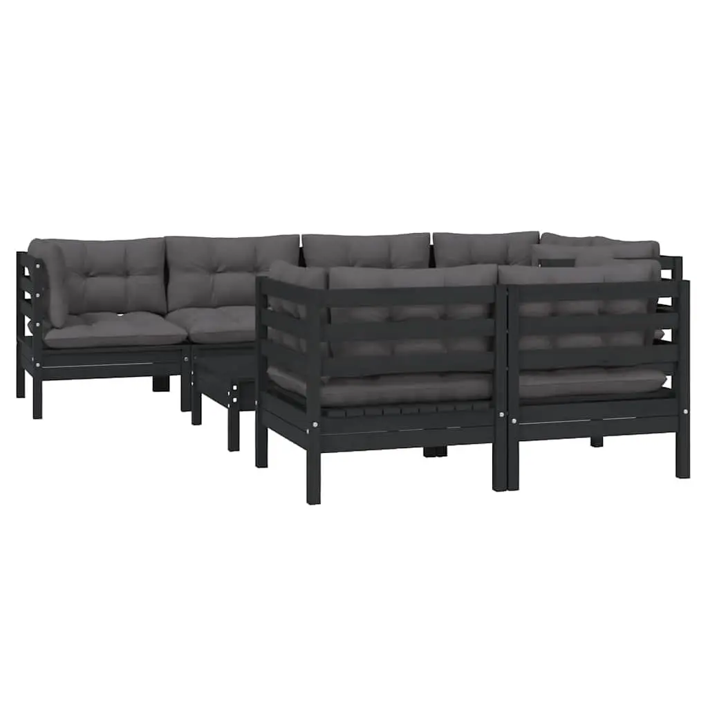 8 Piece Garden Lounge Set for Comfort