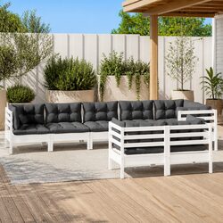 Comfortable 8-Piece Lounge Set for Your Outdoor Retreat