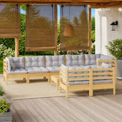 Comfort Meets Quality in Our 9 Piece Lounge Set