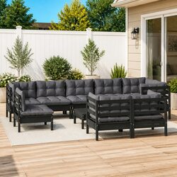 Comfortable & Durable 10-Piece Garden Lounge Set