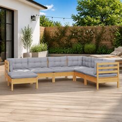 Reliable 7 Piece Garden Lounge Set for Your Comfort