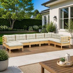 8 Piece Garden Lounge Set: Comfort and Value Combined