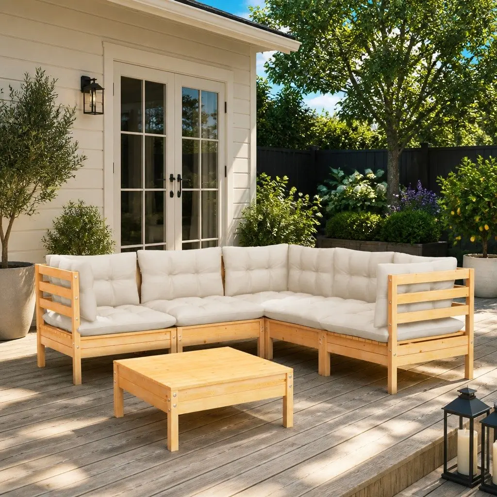 6-Piece Garden Lounge Set for Outdoor Comfort