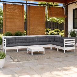 Comfortable and Sturdy 8 Piece Garden Lounge Set