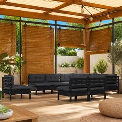 Warm and Welcoming 10-Piece Outdoor Lounge Set