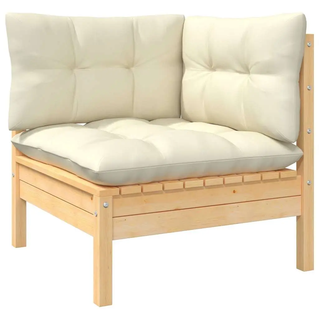 11 Piece Lounge Set with Solid Pinewood Construction