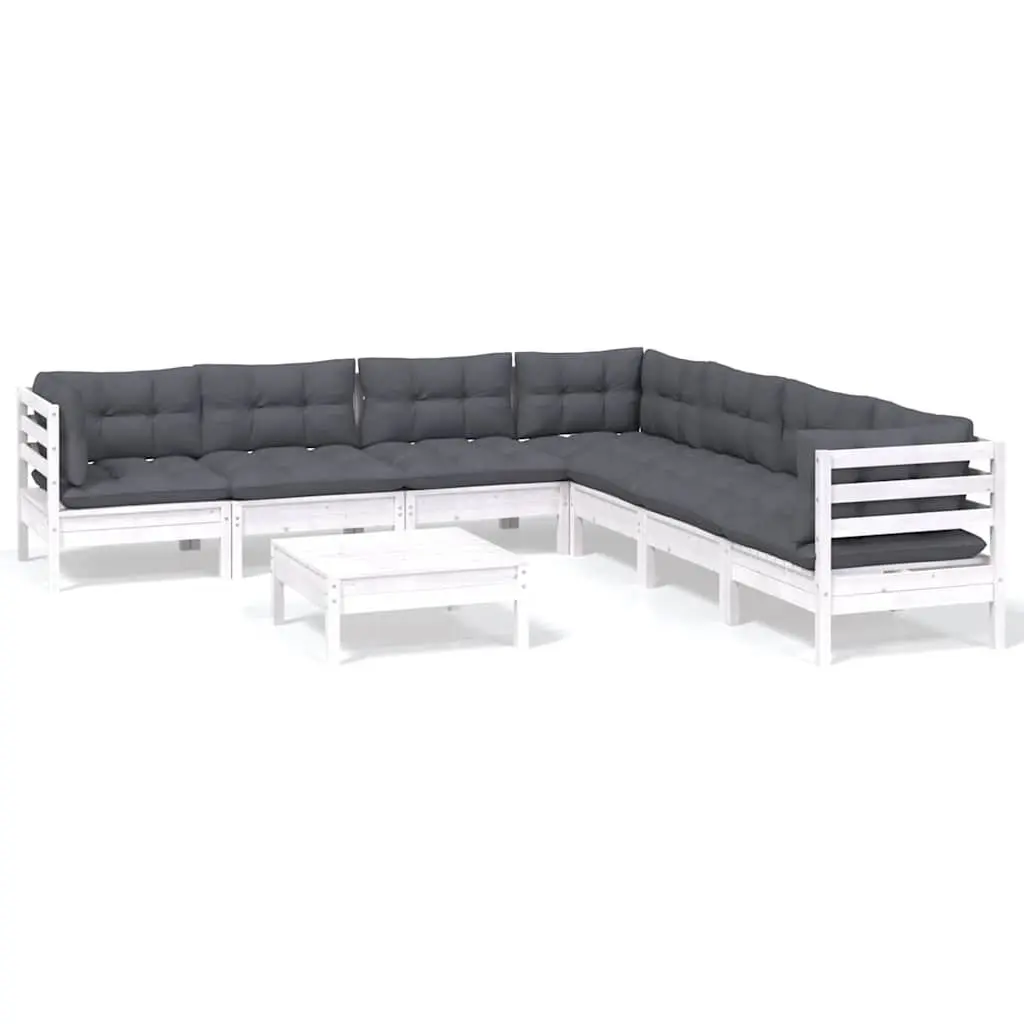 8 Piece Lounge Set for Outdoor Enjoyment