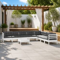 Comfort and Value of the 9 Piece Garden Lounge Set