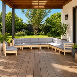 Comfortable and Reliable 11 Piece Outdoor Lounge Set