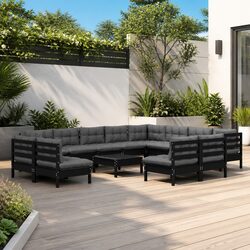 Reliable 13-Piece Modular Garden Lounge Set