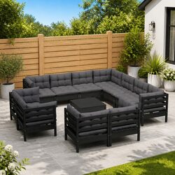 Quality and Value: 12-Piece Garden Lounge Set