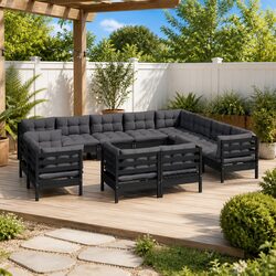 Comfortable 12-Piece Lounge Set for Your Outdoor Retreat
