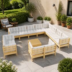 Quality Garden Lounge Set - 13 Pieces for Comfort and Style