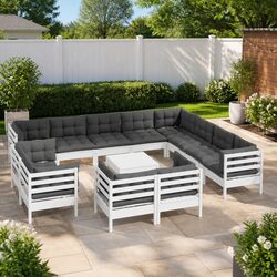 Comfortable and Durable 13 Piece Garden Lounge Set
