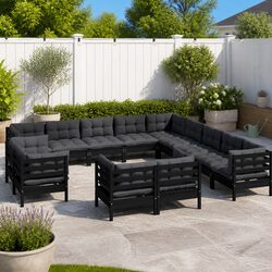 Comfortable and Reliable 13 Piece Garden Lounge Set