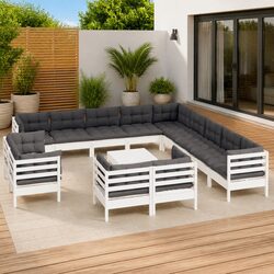 Value-Driven 14-Piece Garden Lounge Set with Comfort