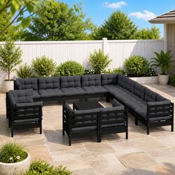 Practical and Stylish 14 Piece Outdoor Lounge Set
