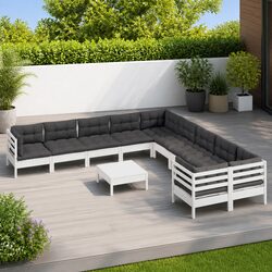 Comfortable and Reliable 11 Piece Garden Lounge Set