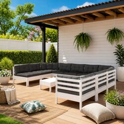 Value and Practicality in a 12 Piece Lounge Set