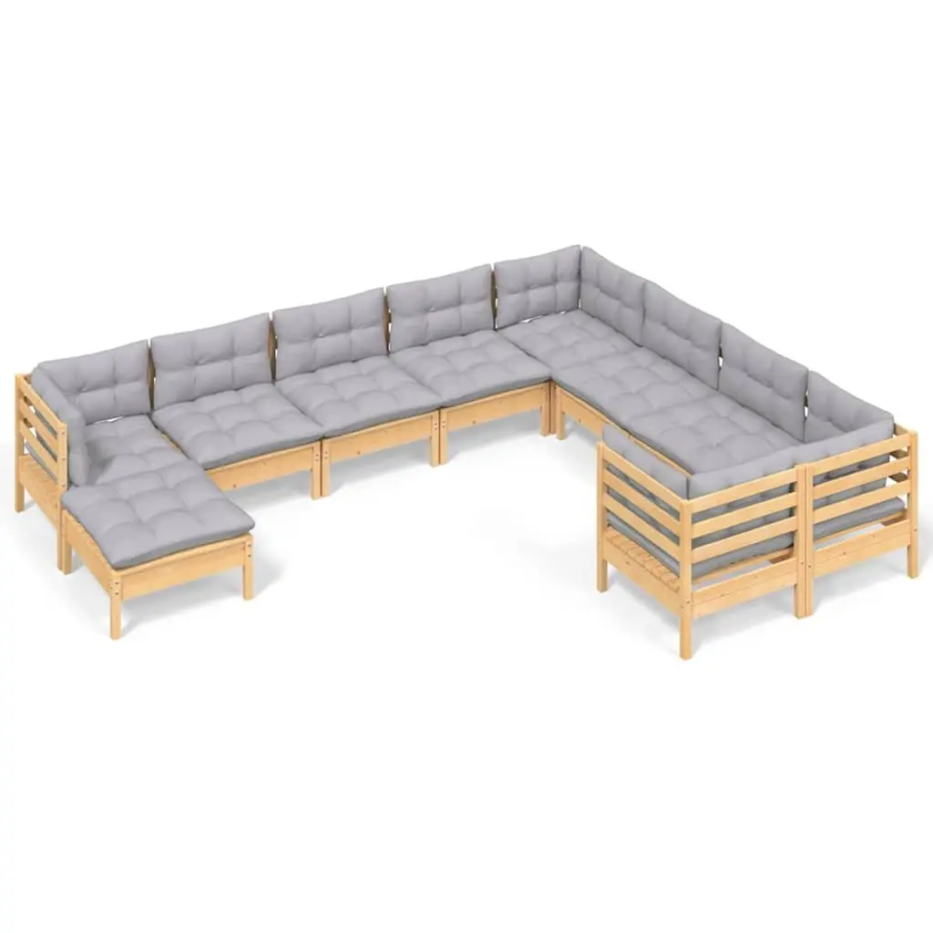 10 Piece Lounge Set for Outdoors