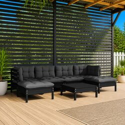 7 Piece Garden Lounge Set for Comfort and Quality