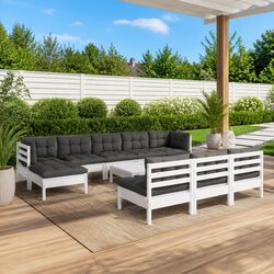 Comfortable and Reliable 11-Piece Garden Lounge Set