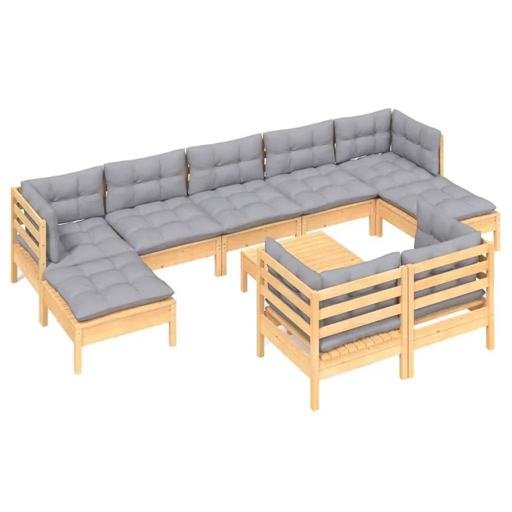 10 Piece Lounge Set for Outdoors