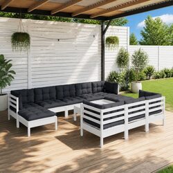 Value and Comfort: 11 Piece Garden Lounge Set